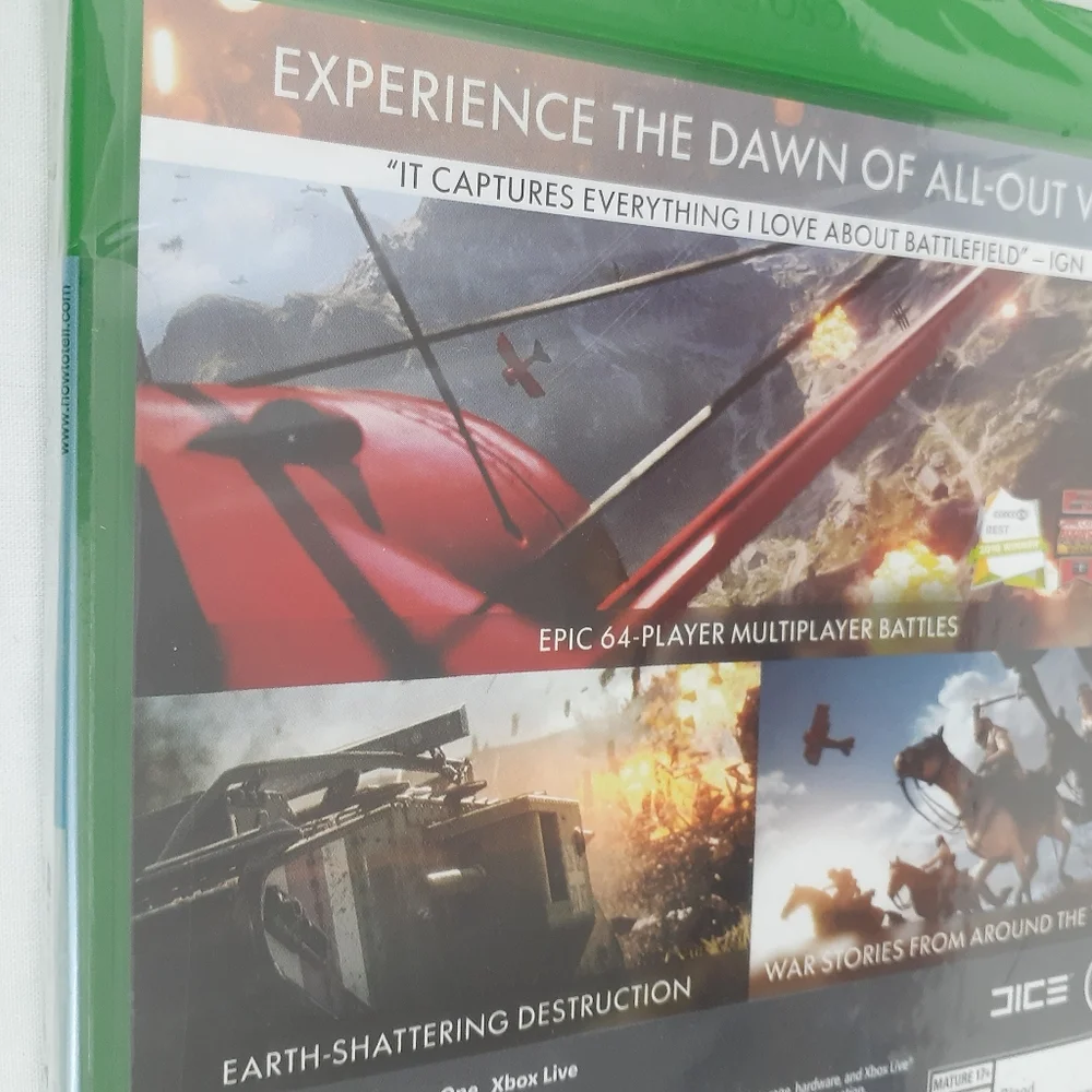XBOX ONE Battlefield 1 Video Game